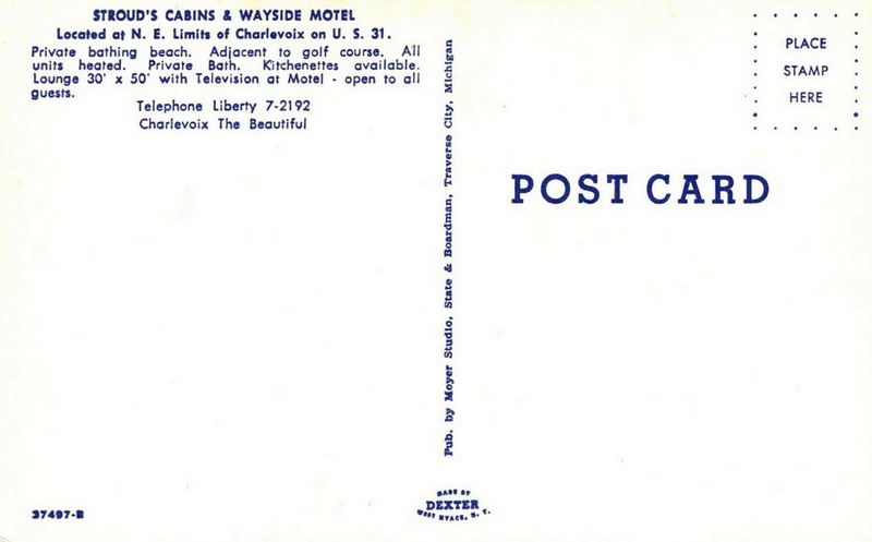 Strouds Cabins and Wayside Motel - Vintage Postcard (newer photo)